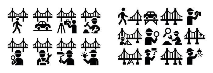 Obraz premium Suspension Bridge Activities