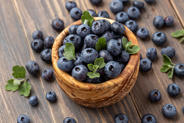 Fresh blueberry background. Blueberry Texture Close Blueberry Antioxidant Organic Superpeed Bowl Concept Healthy Nutrition
