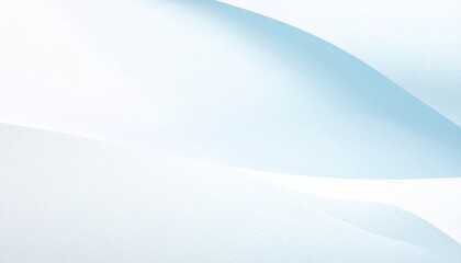 Soft minimal abstract background featuring overlapping curved paper textures in gentle white and pale blue tones, ideal for modern design, presentation layouts, branding, and clean visual concepts