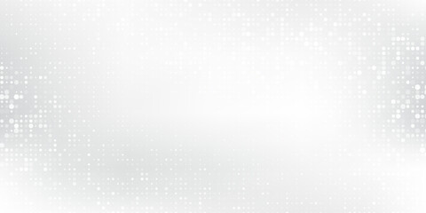 Obraz premium Art dot background with metal mirror texture. Chrome gradient abstract