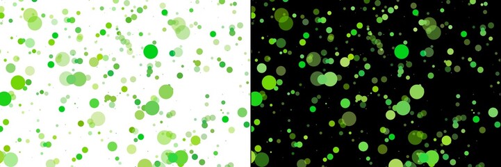 Green Dust particles abstract background vector