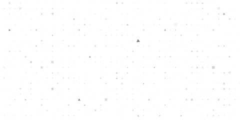 Dark Silver, Gray vector cover in polygonal style. Modern abstract illustration with colorful triangles. Pattern for commercials.