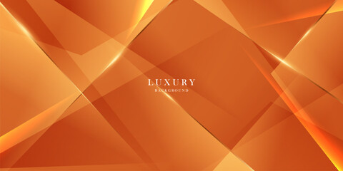 Abstract background vector illustration with a modern design, orange and gold colors, and geometric elements.