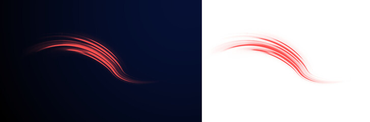 Line motion vector light abstract effect streak futuristic city.
