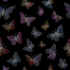 butterfly seamless pattern