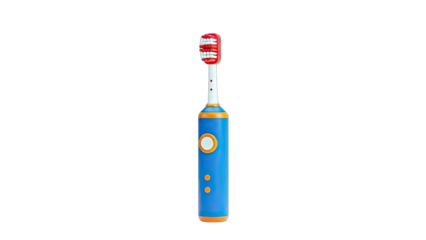 Electric Toothbrush Isolated on White Background