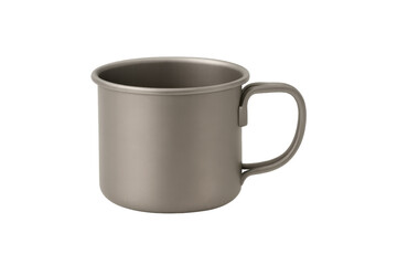 Titanium camping mug for outdoor adventures and expeditions