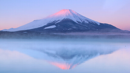 山中湖から見た富士山
