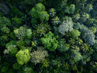 A close up of fresh organic broccoli and raw green vegetable ingredients like romanesco and cauliflower for a healthy vegetarian diet