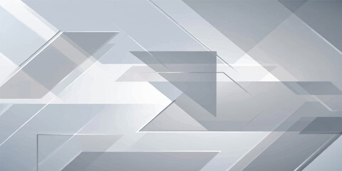 Obraz premium Abstract blue geometric background featuring a 3d origami triangle pattern with glass texture and polygon shapes for a digital business banner template vector illustration