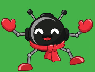 Black One-Eyed Boxing Monster Fighter