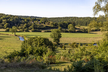 Risle valley in Champignolles, Eure, France