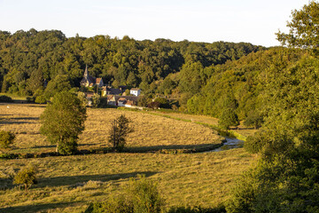 Risle valley in Champignolles, Eure, France