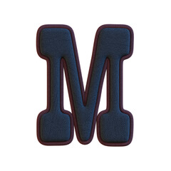 Western Fabric 3D Alphabet or PNG Letters