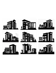 Obraz premium set of buildings