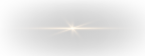 Horizontal yellow light lines PNG in fast motion and speed effect. Dynamic laser beam stripes with golden star flare, gold sun glow and sparks create futuristic motion visuals. Perfect for tech art.