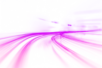 Glowing neon lines curve across busy city road. Laser trails show vehicle motion, spiraling paths, velocity streams, energy flow, acceleration, traffic futuristic dynamic illumination in png.