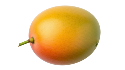 Isolated mango fruit, healthy eating for a balanced diet, tropical fruit for healthy snacking