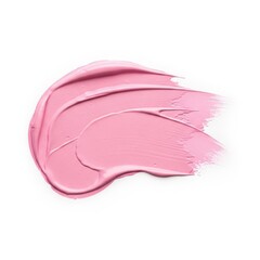 Soft Pink Brush Stroke Abstract Paint Swirl.