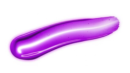 Vibrant Purple Fluid Abstract Shape for Design.