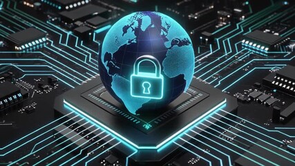 Digital security global network technology - Powered by Adobe