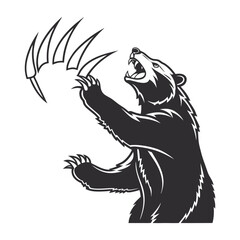 Bear Claws Scratch SVG