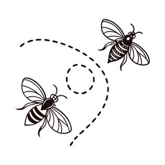Bee Path Plotter File Svg