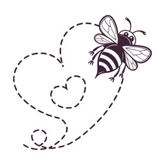 Bee Path Plotter File Svg