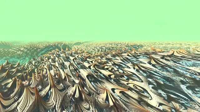 The Wall 02 - Fractal Landscapes H.264 high quality loop