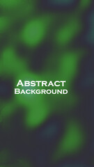 Abstract Dark Green Grainy Gradient Background with Soft Blur and Modern Texture