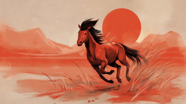 happy new year red horse 2026