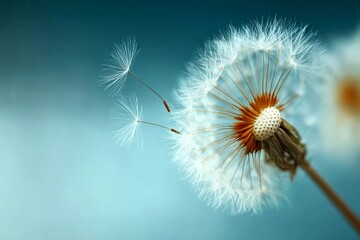 Fototapeta premium Closeup of dandelion on natural background