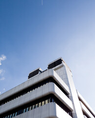 exterior modern facade of building