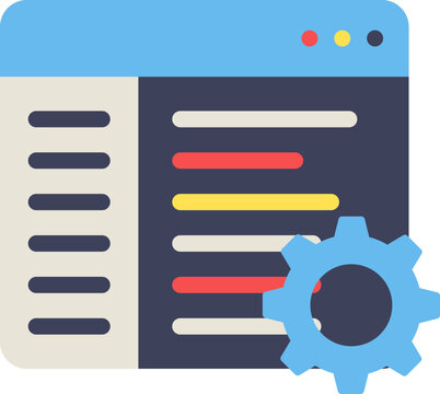 Source Code Flat Icon