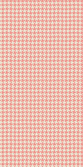 Seamless vector pattern pink cream houndstooth background stylish textile fashion fabric texture elegant retro check print minimal geometric decorative pattern classic feminine soft abstract