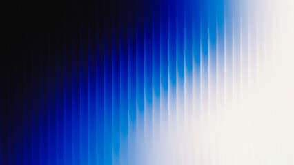 Abstract gradient background featuring a smooth transition from deep blue to bright white, creating a visually striking effect suitable for various design projects and creative applications © Muin