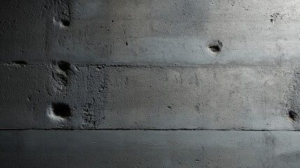 brutalist. Dark textured concrete wall surface with grunge pattern detail under even lighting. real-estate listings.