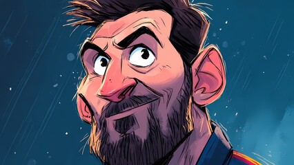 young man with a beard