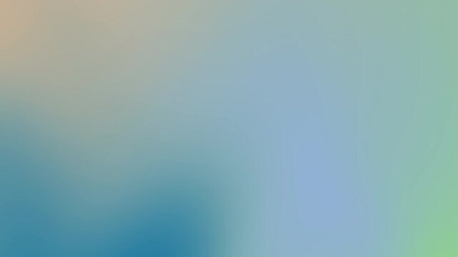 A colorful abstract background with a blend of blue, green, and beige hues, featuring a smooth gradient effect for use as a video background or animation.