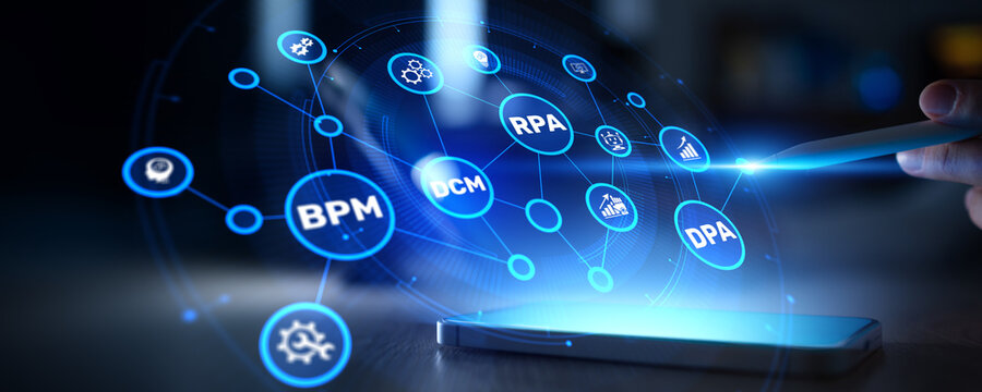 RPA BPM DPA DCM Integration for Intelligent Automation and Business Process Optimization.