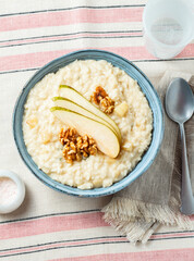 Risotto with Pears and Gorgonzola Cheese