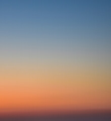 Late afternoon sky with dramatic color tones