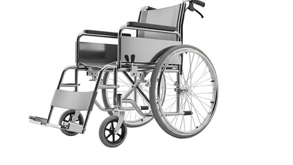 Fototapeta premium Medical Wheelchair with Large Wheels.