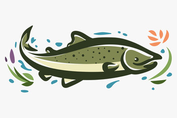 animal Logo Mark – Clean Minimal Geometric Design, Vector Illustration