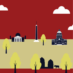vector illustration of city landscape