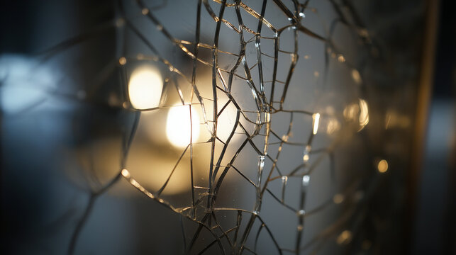 tennessine. Cracked mirror with a distorted reflection and broken surface texture. wellbeing guides, coaching materials, designed for coaching and self-improvement content, used by account managers.