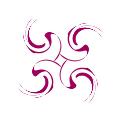 Abstract logo design template. Creative vector symbol for corporate identity. Business sign.