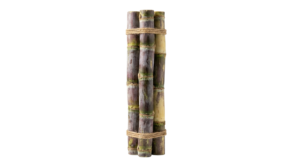 Pongal festival stacked cylindrical items with woven texture and light brown color scheme, isolated against a plain white background cutout