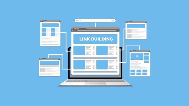 Animation link website building, SEO marketing, and digital marketing