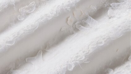 Obraz premium Soft White Fabric Texture with Subtle Pink Hues.